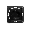 Shelly Wall Socket EU Black Socket
